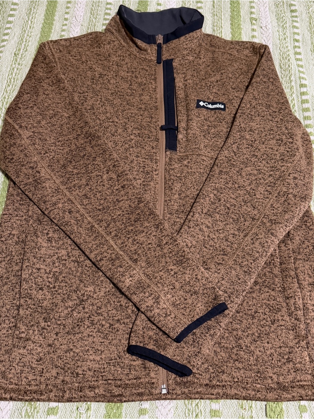 Columbia Men’s Brown Full-Zip Sweater